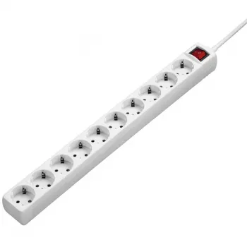 Hama 00137234 apsauga nuo viršįtampių Balta 10 kintamosios srovės lizdų (-ai) 230 V 3 m