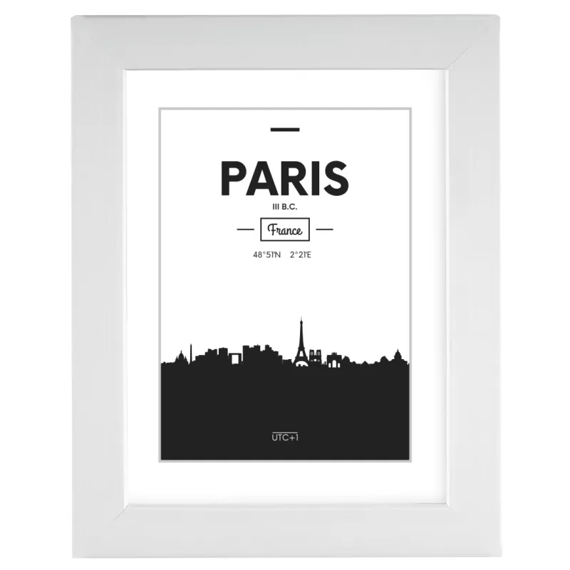 Hama Paris viengubas paveikslo rėmelis, baltas