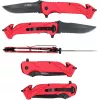 Kišeninis peilis Camper/scout KS Tools 907.2220 Juoda Raudona
