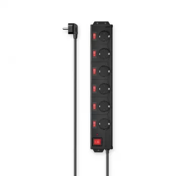 Hama 00223160 išmanusis elektros lizdas 6 kintamosios srovės lizdai 1,4 m 3680 W
