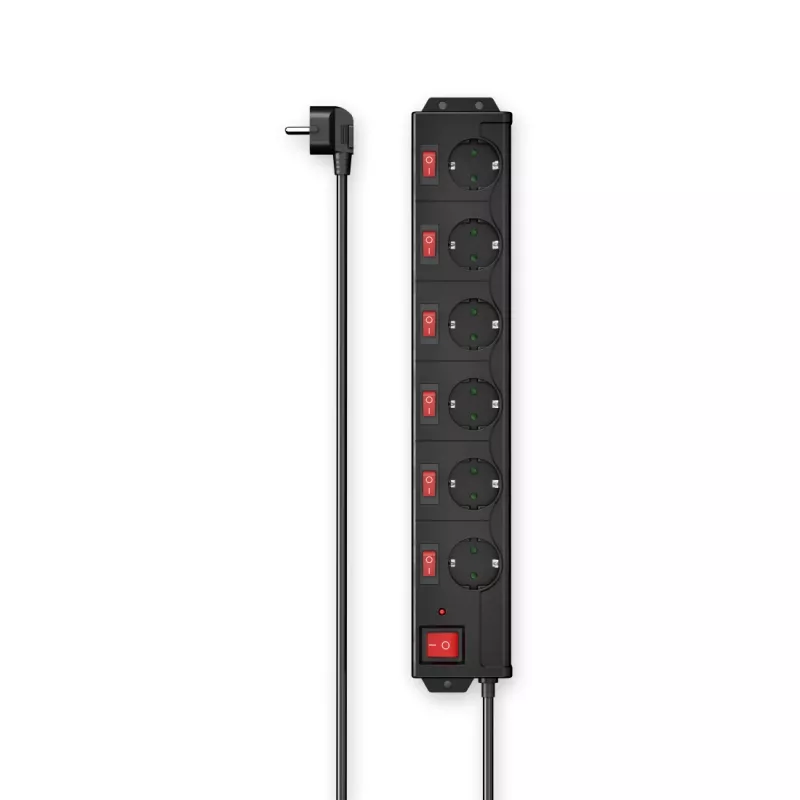 Hama 00223160 išmanusis elektros lizdas 6 kintamosios srovės lizdai 1,4 m 3680 W