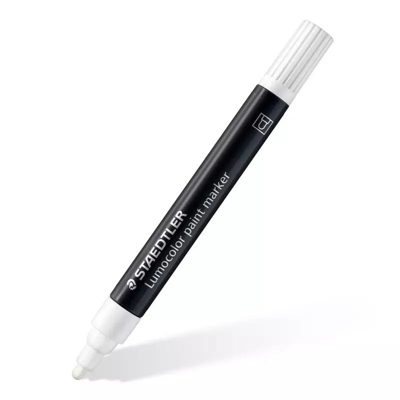 “Staedtler 349 C10” dažymo žymeklis, 10 spalvų: smėlio, juoda, mėlyna, žalia, oranžinė, rožinė, raudona, turkio, balta, geltona