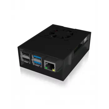 ICY BOX IB-RP108 korpusas antracitinis, juodas
