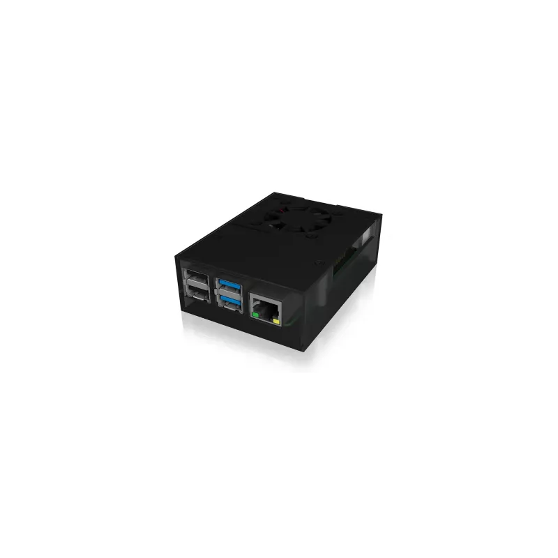 ICY BOX IB-RP108 korpusas antracitinis, juodas