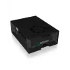 ICY BOX IB-RP108 korpusas antracitinis, juodas