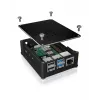ICY BOX IB-RP110 korpusas juodas