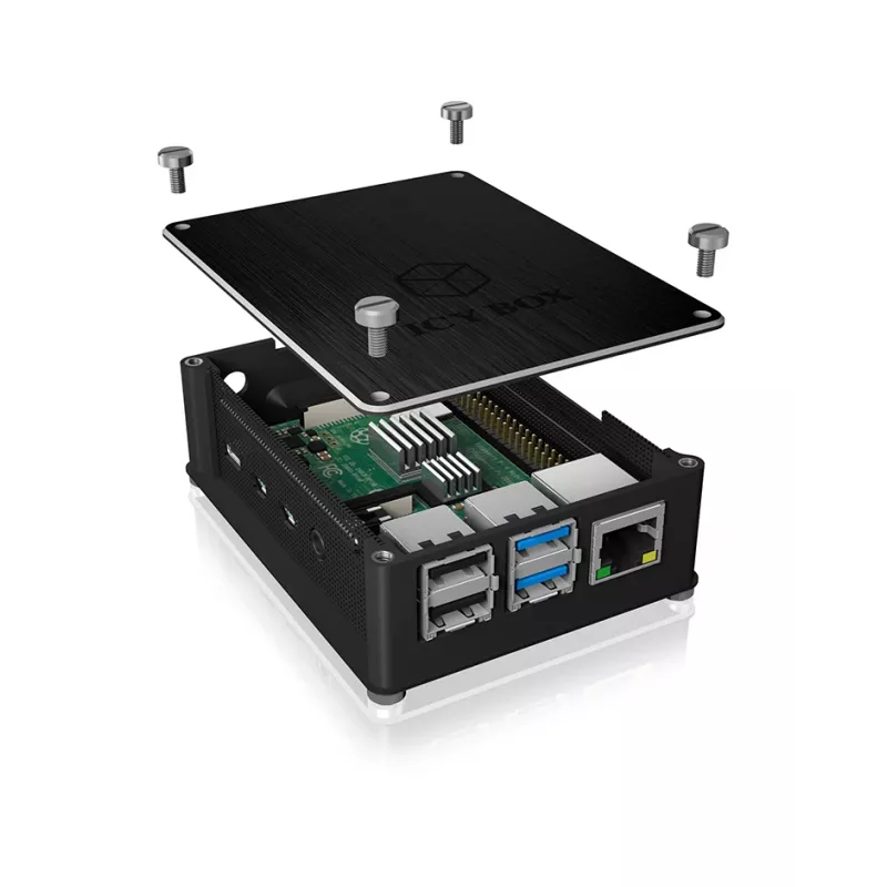 ICY BOX IB-RP110 korpusas juodas