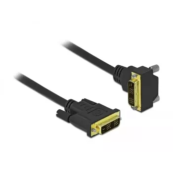DVI kabelis DeLOCK 85901 1 m DVI-D juodas