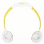 Unold Neck Fan Breezy White, balta, geltona, 2 ventiliatoriai, 8 val., kaklo ventiliatorius, balta, 1 vnt.