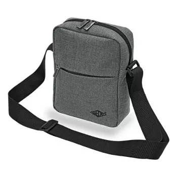Messenger bag WEDO 59 350512 — Polyester Pilka unisex shoulder/handbag, zipper closure