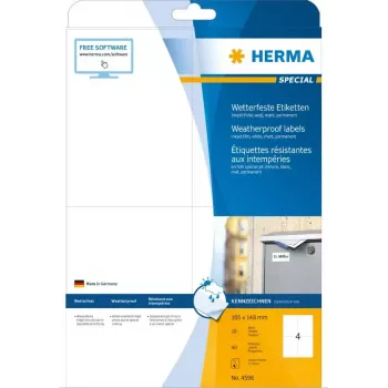 Lipnioji etiketė, stačiakampė HERMA 4598