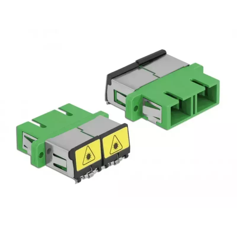 Optical Fiber Coupler DeLOCK 86892 SC Duplex Female to SC Duplex Female Green