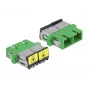 Optical Fiber Coupler DeLOCK 86892 SC Duplex Female to SC Duplex Female Green
