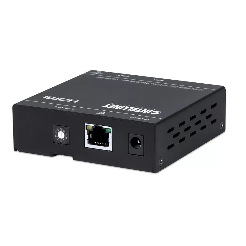 Intellinet H.264 HDMI Over IP Video Wall Extender - Transmitter Distribues an H.264-compressed 1080p HDMI Signal up to 500 m (1,640 ft.) Over a Network; Video Wall, Unicast & Multicast Streaming; Mountable, Juoda