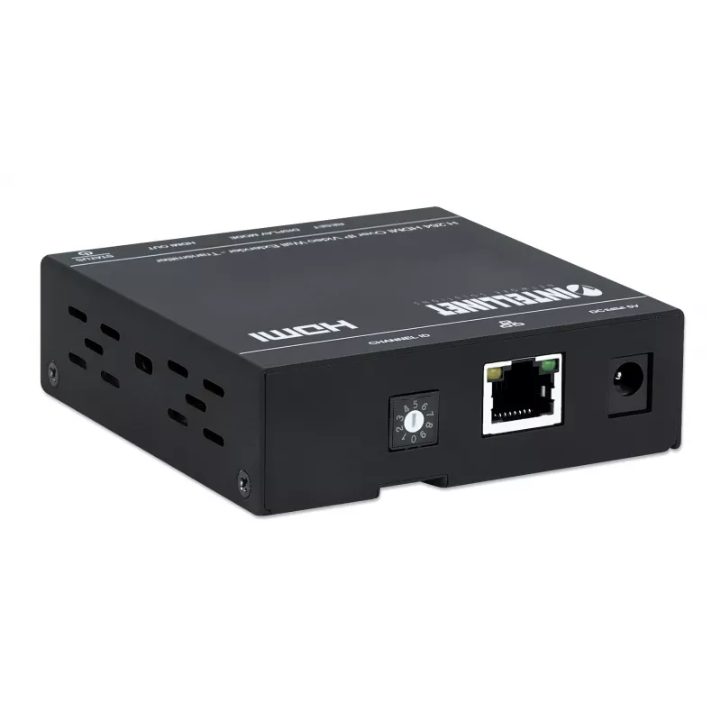 Intellinet H.264 HDMI Over IP Video Wall Extender - Transmitter Distribues an H.264-compressed 1080p HDMI Signal up to 500 m (1,640 ft.) Over a Network; Video Wall, Unicast & Multicast Streaming; Mountable, Juoda
