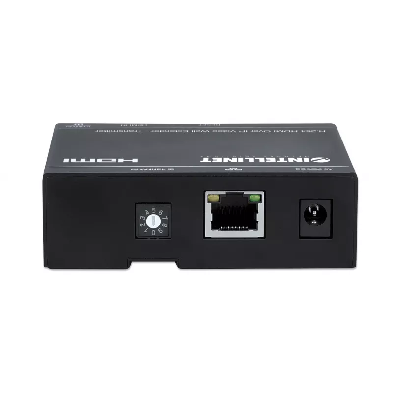 Intellinet H.264 HDMI Over IP Video Wall Extender - Transmitter Distribues an H.264-compressed 1080p HDMI Signal up to 500 m (1,640 ft.) Over a Network; Video Wall, Unicast & Multicast Streaming; Mountable, Juoda