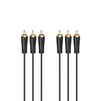 Hama 00205150 garso laidas 1,5 m 3 x RCA juodas