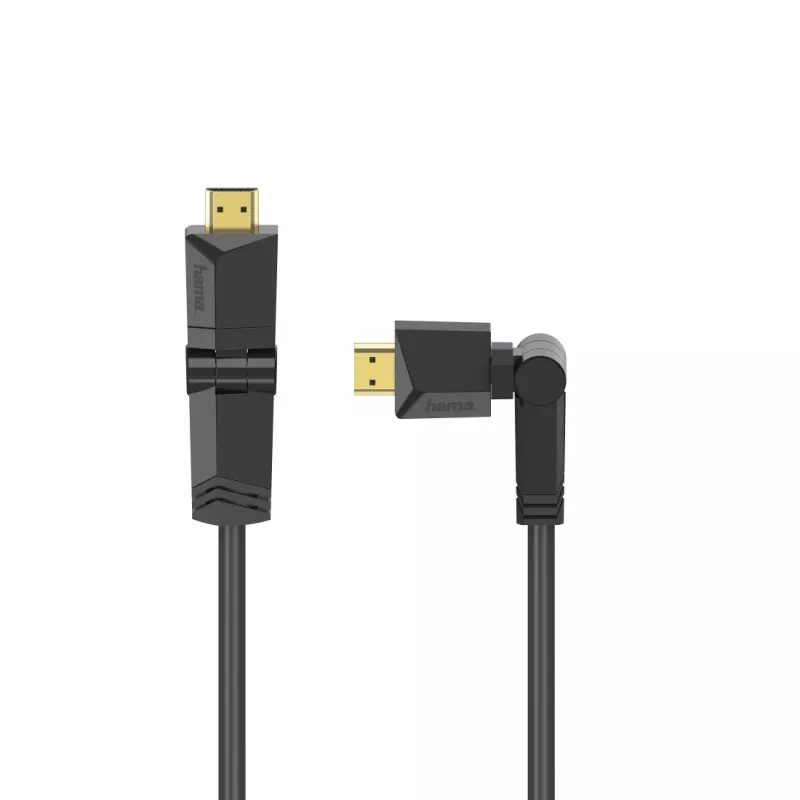 Hama HDMI kabelis 1,5 m, A tipo kištukas – A tipo kištukas, 2.0b, 18 Gbit/s, juodas