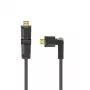 Hama HDMI kabelis 1,5 m, A tipo kištukas – A tipo kištukas, 2.0b, 18 Gbit/s, juodas