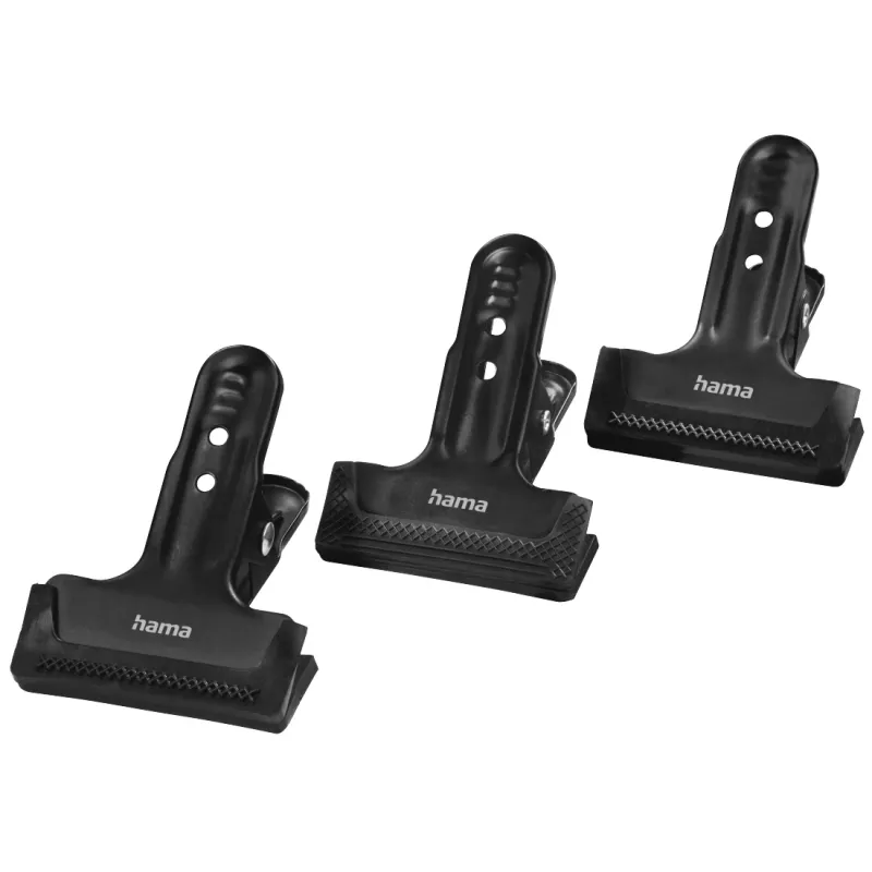 Spaustuvų rinkinys Hama Studio Clamp 40 spaustuvo anga 6 cm juoda