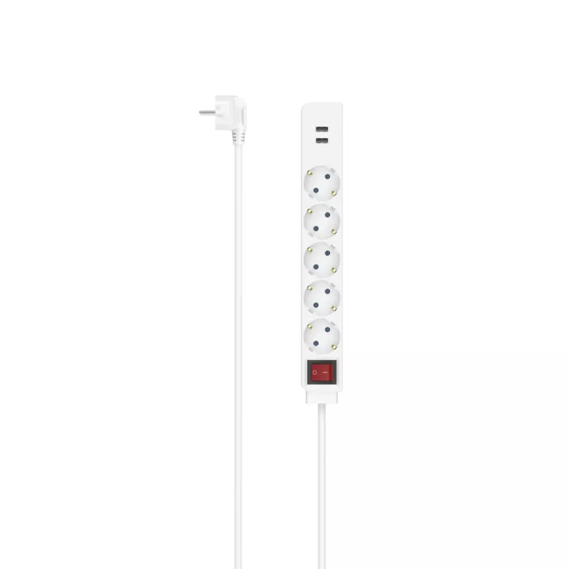 Hama 00223183 maitinimo prailgintuvas 1,4 m 5 kintamosios srovės lizdai (-ų) Vidaus Balta