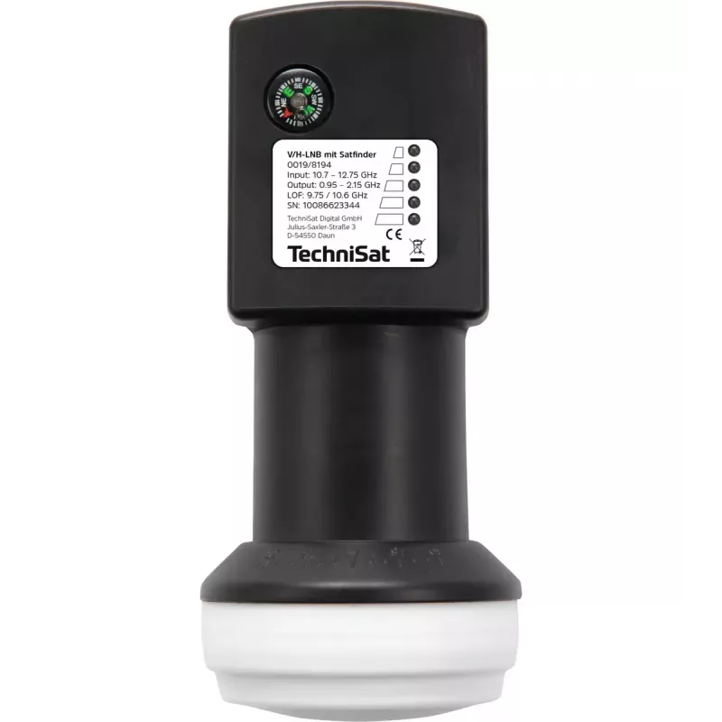 Žemo triukšmo bloko keitiklis TechniSat 0019/8194 RF jungtis F Energijos sąnaudos 150 mA