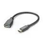 Hama 00125105 USB kabelis USB 3.2 Gen 1 (3.1 Gen 1) 0,15 m USB A USB C juodas