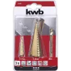Grąžtų rinkinys KWB 525890 iš greitapjovio plieno HSS, gylis 10 mm, aukštis 155 mm