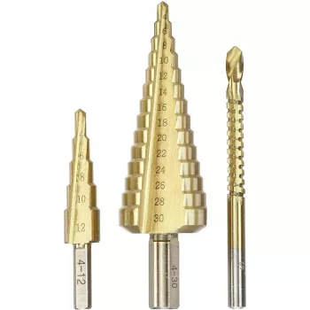 Grąžtų rinkinys KWB 525890 iš greitapjovio plieno HSS, gylis 10 mm, aukštis 155 mm
