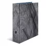 HERMA Stone segtuvas žiedais A4 Pilkas Q-žiedo Laikymui 285x70x315mm