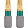 Atsuktuvų antgalis KWB 124215 2 vnt. Torx T15 25 mm šešiakampis