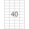 Lipnios spausdintuvo etiketės HERMA Labels Premium A4 52,5x29,7 mm