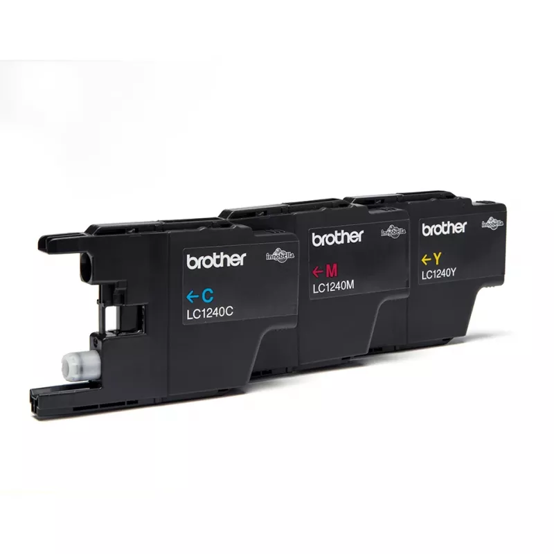 Brother LC1240RBWBPDR rašalo kasetė 3 vnt. Originali žydra, purpurinė, geltona