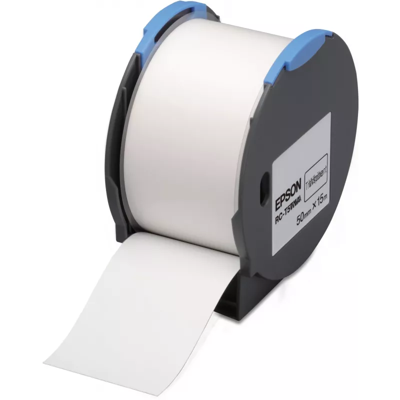 Permatoma lipni juosta Epson RC-T5TNA, 50 mm × 15 m, skirta LabelWorks Pro100