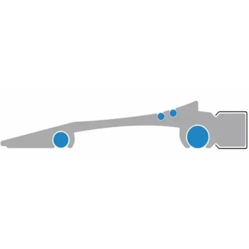 Liniuotė WEDO 52 5430 300 mm aliuminio sidabrinė