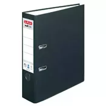 Žiedinis segtuvas Herlitz 10841369 A4 juodas