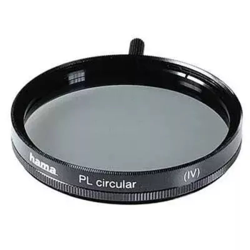 Hama žiedinis poliarizacinis filtras, 55,0 mm, padengtas, juodas 55 mm