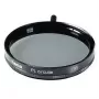 Hama žiedinis poliarizacinis filtras, 55,0 mm, padengtas, juodas 55 mm