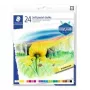 Sausos pastelės minkštos Staedtler 2430 Įvairiaspalvės 24 vnt.