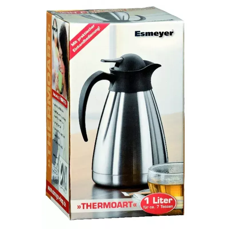 Termoinė kolba Esmeyer THERMOART 1 L juoda / nerūdijantis plienas