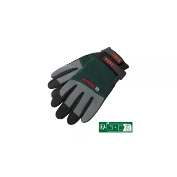 Bosch ‎F016800314 darbo pirštinės juodos, pilkos 2 vnt.