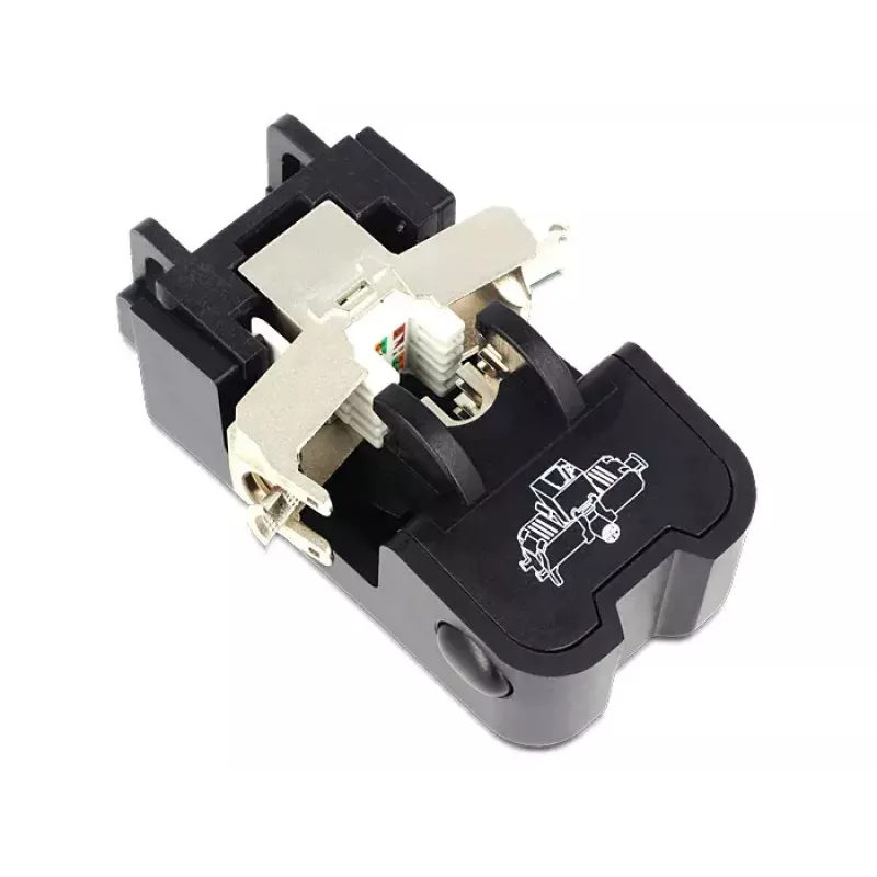 Laido presuoklis DeLOCK 86211 Juodas