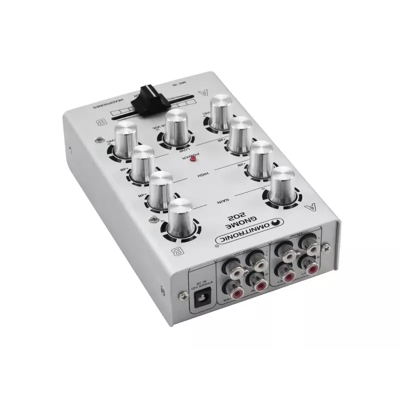 Garso maišytuvas Omnitronic 10006881 2 kanalų 20 - 20000 Hz sidabrinis