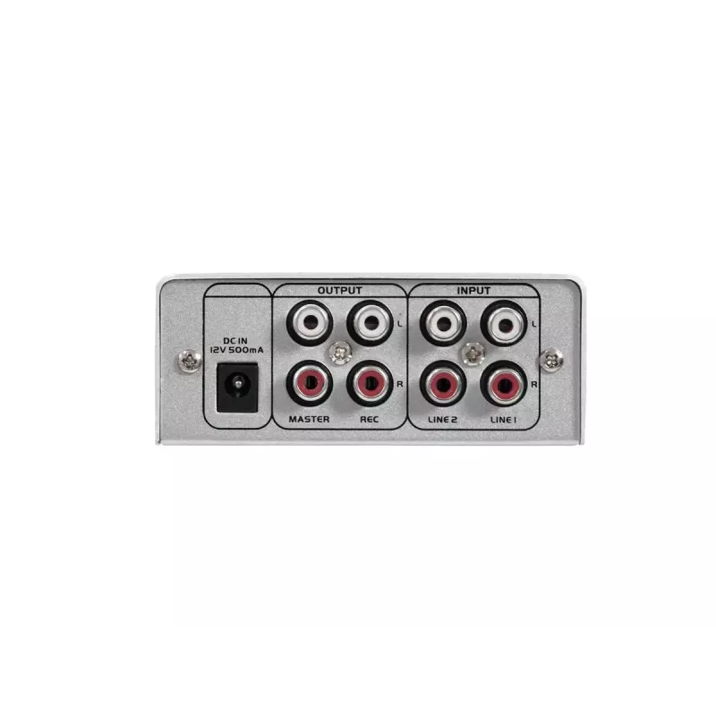 Garso maišytuvas Omnitronic 10006881 2 kanalų 20 - 20000 Hz sidabrinis