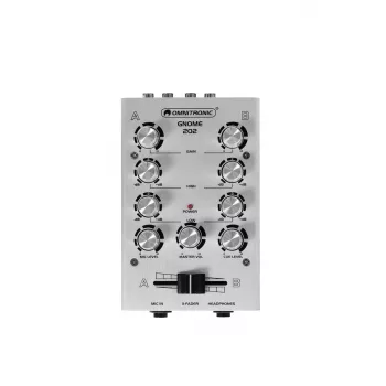 Garso maišytuvas Omnitronic 10006881 2 kanalų 20 - 20000 Hz sidabrinis