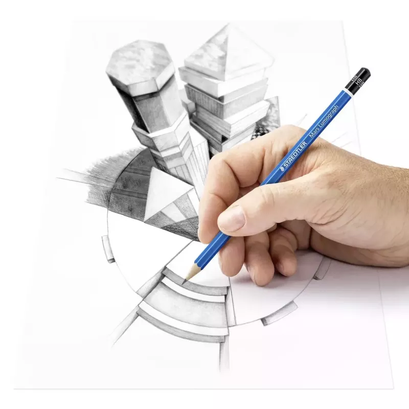 Staedtler Mars Lumograph 100 pieštukų rinkinys