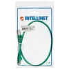 Intellinet tinklo komutacinis kabelis, Cat6, 0,5 m, žalias, varis, S/FTP, LSOH / LSZH, PVC, RJ45, auksuoti kontaktai, neužkabinamas, apsaugotas, garantija visam naudojimo laikui