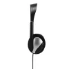 Hama Essential HS 200 Ausinės Laidinės Ant galvos Skambučiai / Muzika Juoda, Sidabrinė