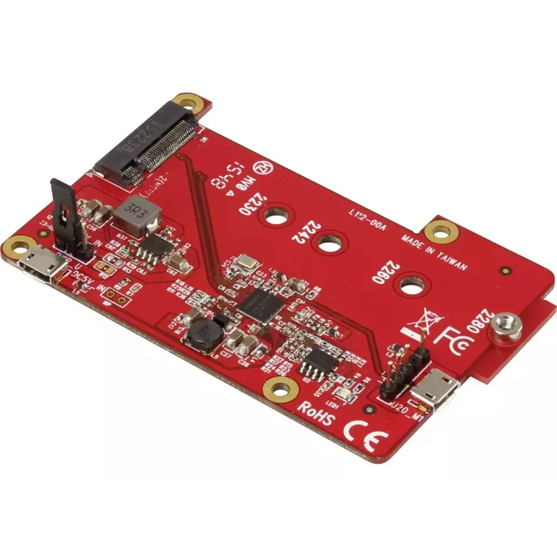 Išplėtimo plokštė Renkforce M.2 SATA SSD, skirta Raspberry Pi