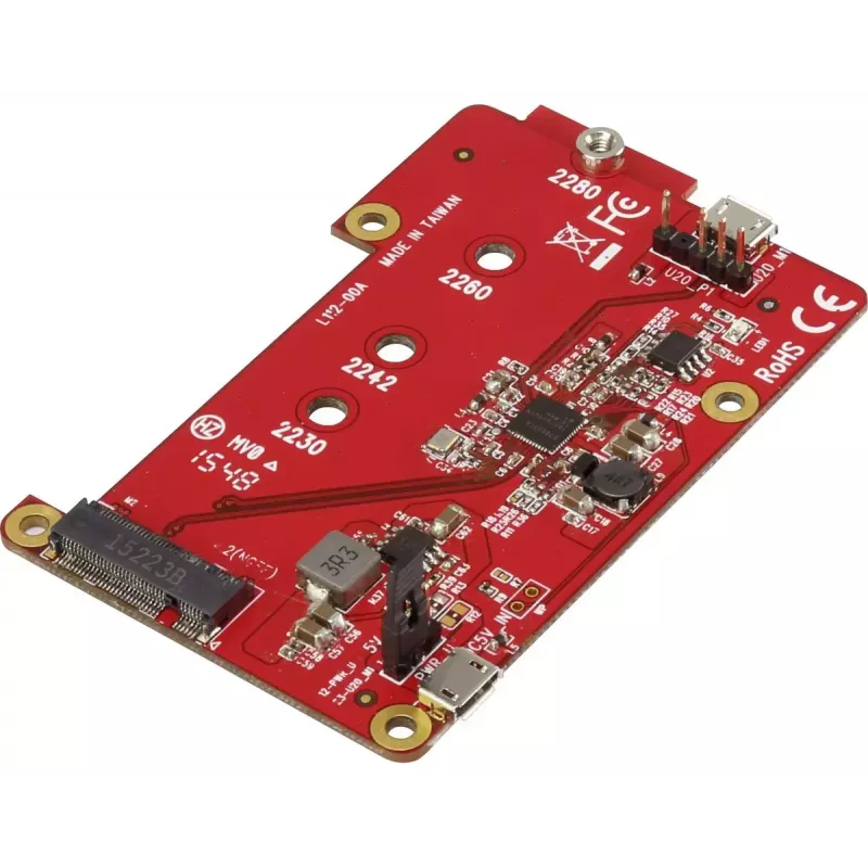 Išplėtimo plokštė Renkforce M.2 SATA SSD, skirta Raspberry Pi